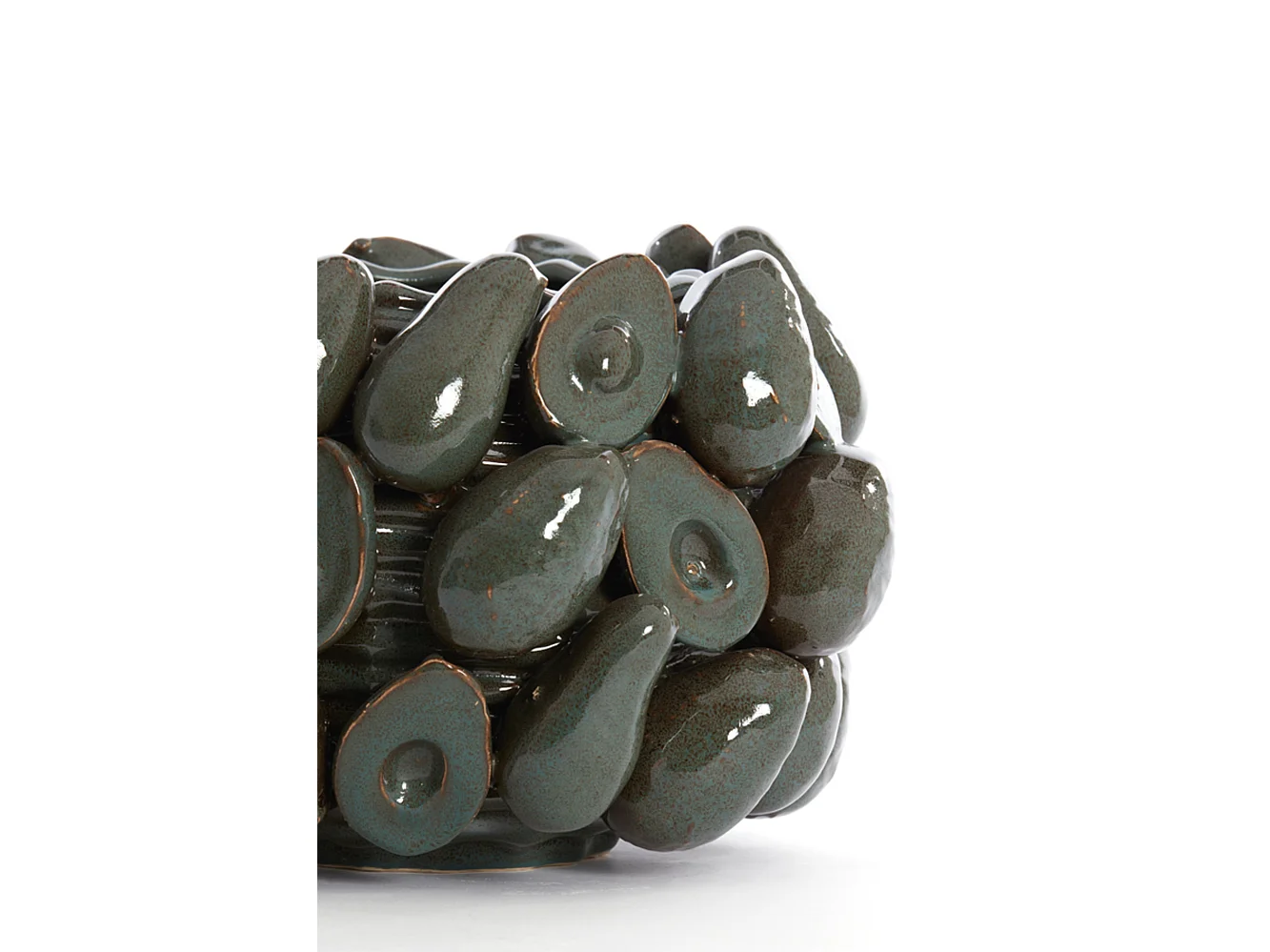 Vase AVOCAT - Ø31,5x23cm - Marron