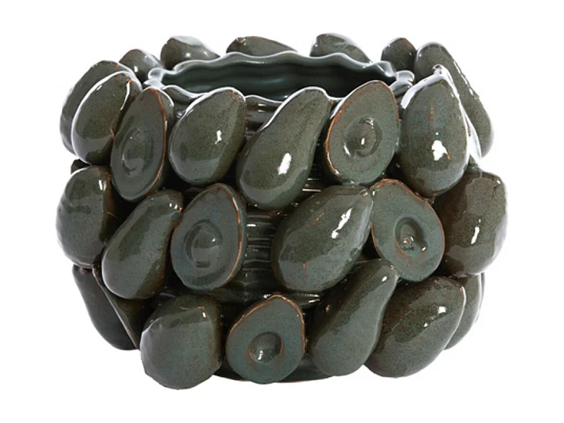 Vase AVOCAT - Ø31,5x23cm - Marron