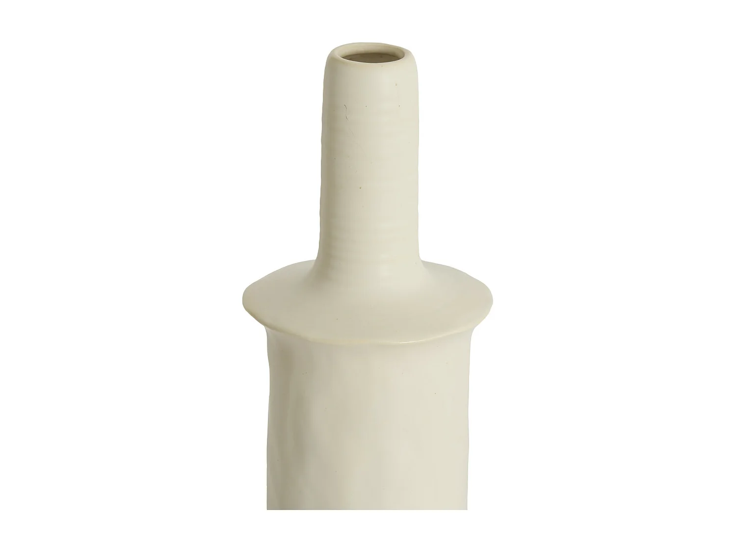 Vase SENNES - Ø17,5x48,5cm - Blanc