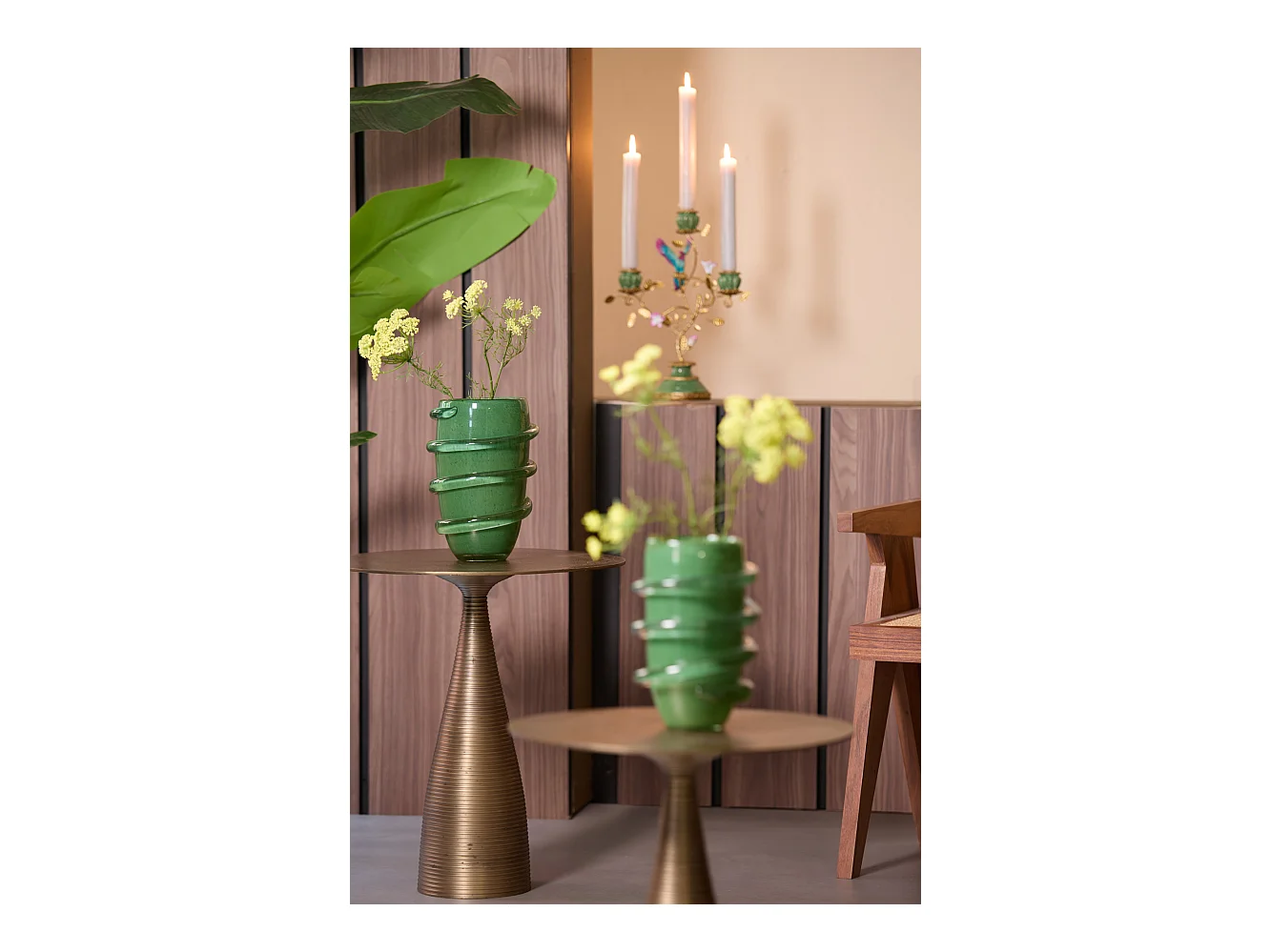 Vase ODATE - Ø20x28cm - Vert