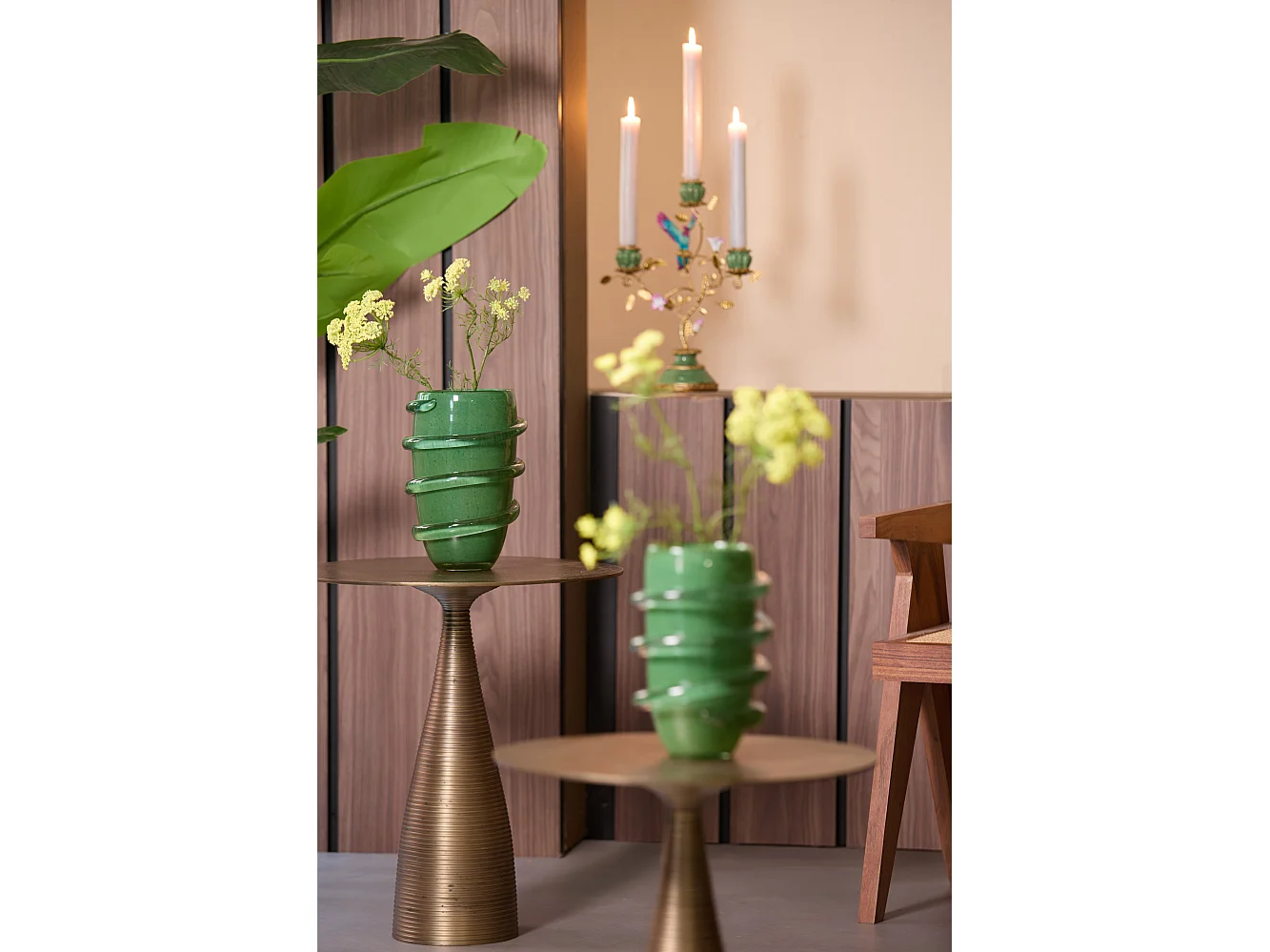 Vase ODATE - Ø20x28cm - Vert