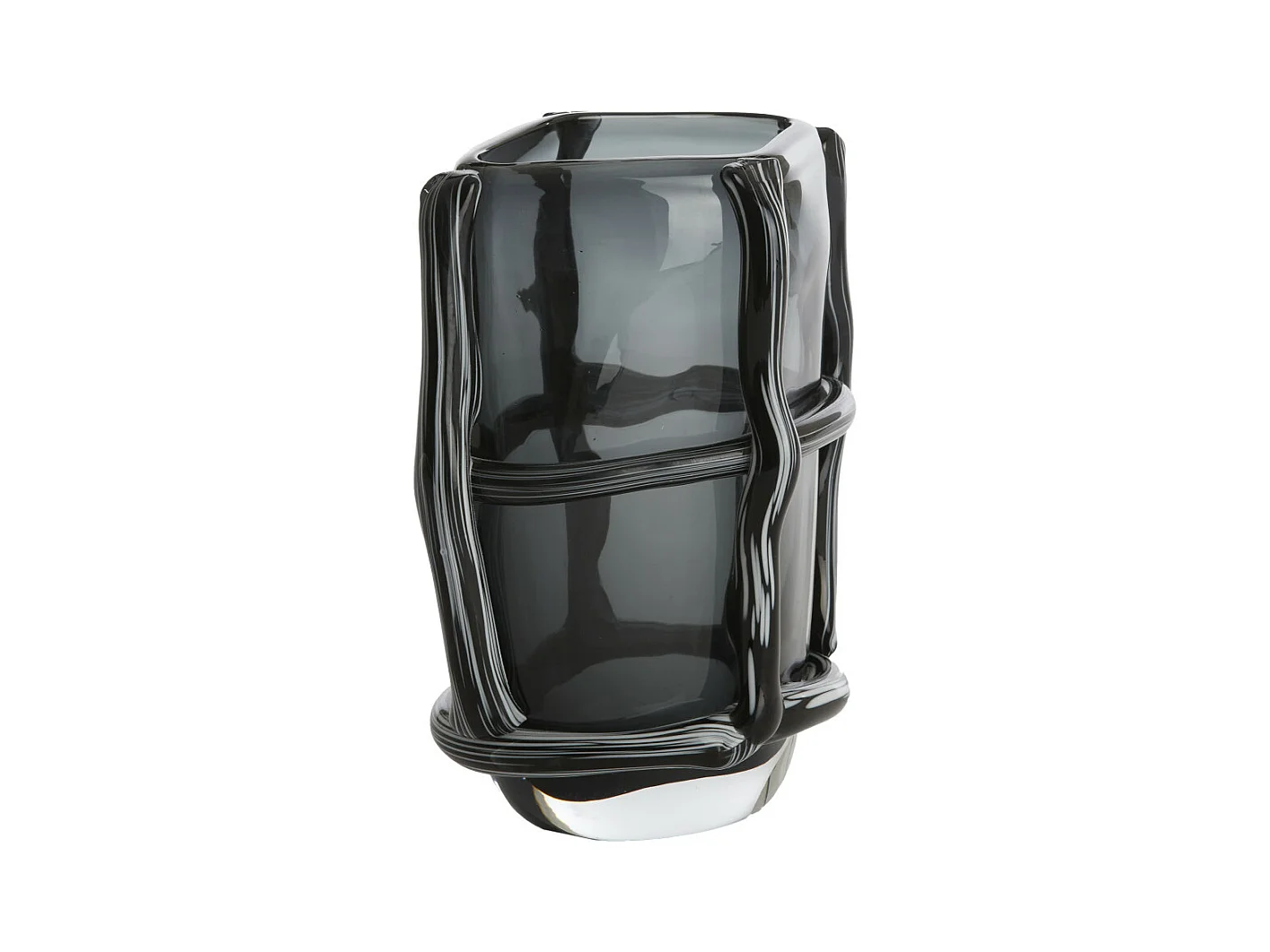 Vase ASHORO - 19x14x22cm - Gris