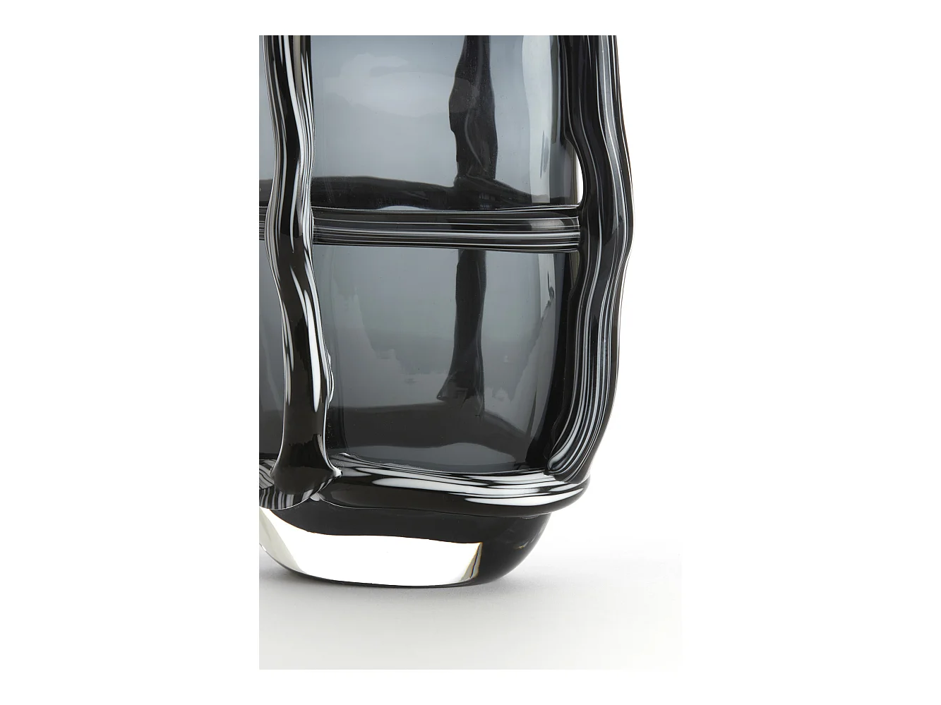 Vase ASHORO - 19x14x22cm - Gris