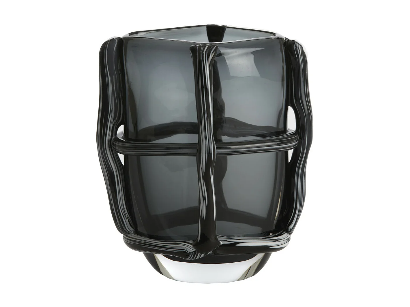 Vase ASHORO - 19x14x22cm - Gris