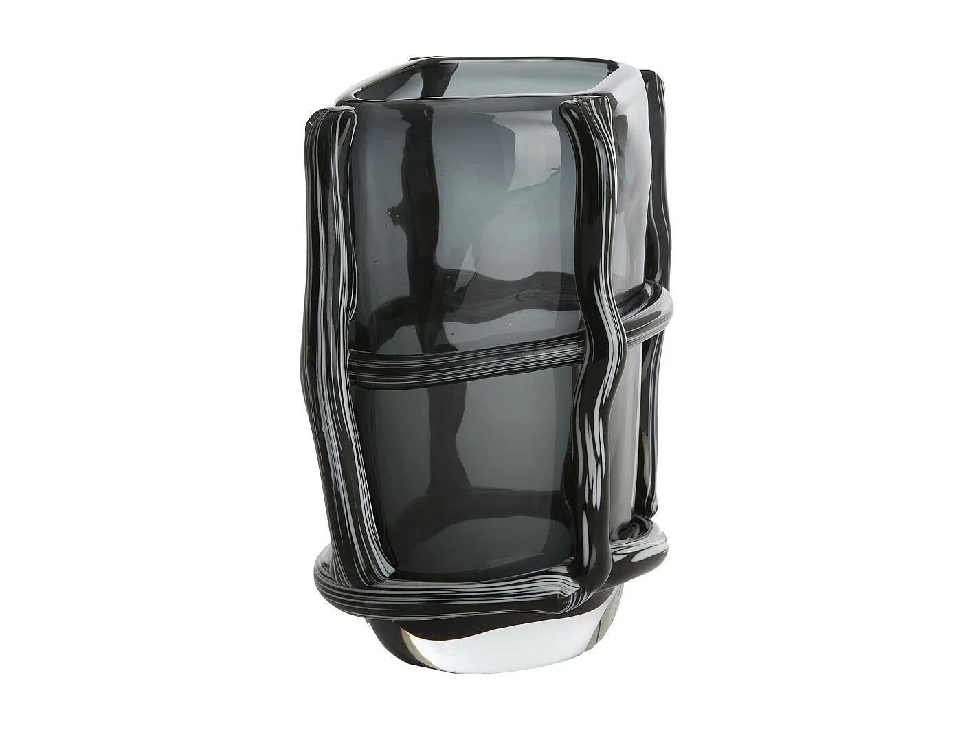 Vase ASHORO - 19x14x22cm - Gris