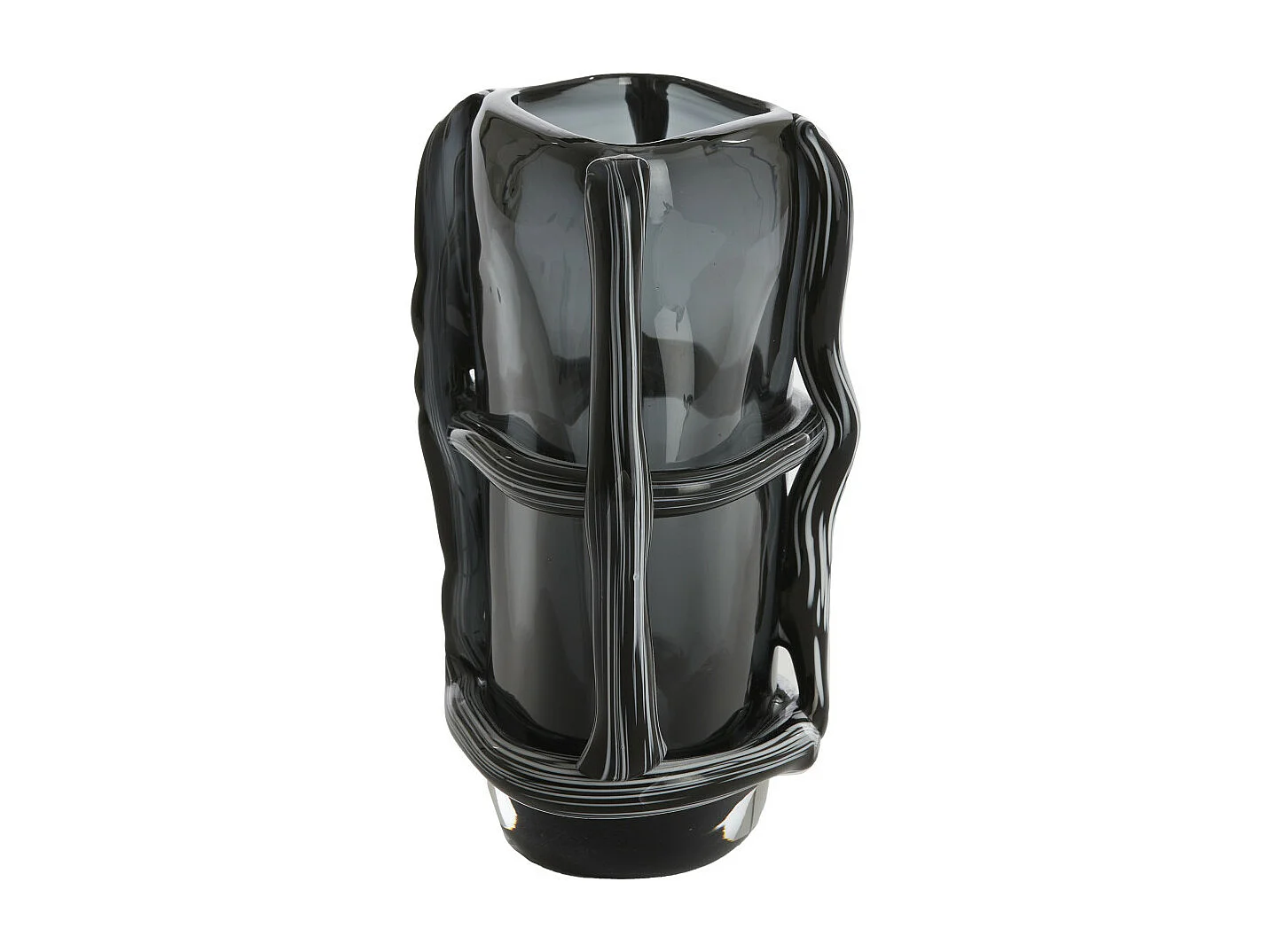 Vase ASHORO - 19x14x22cm - Gris