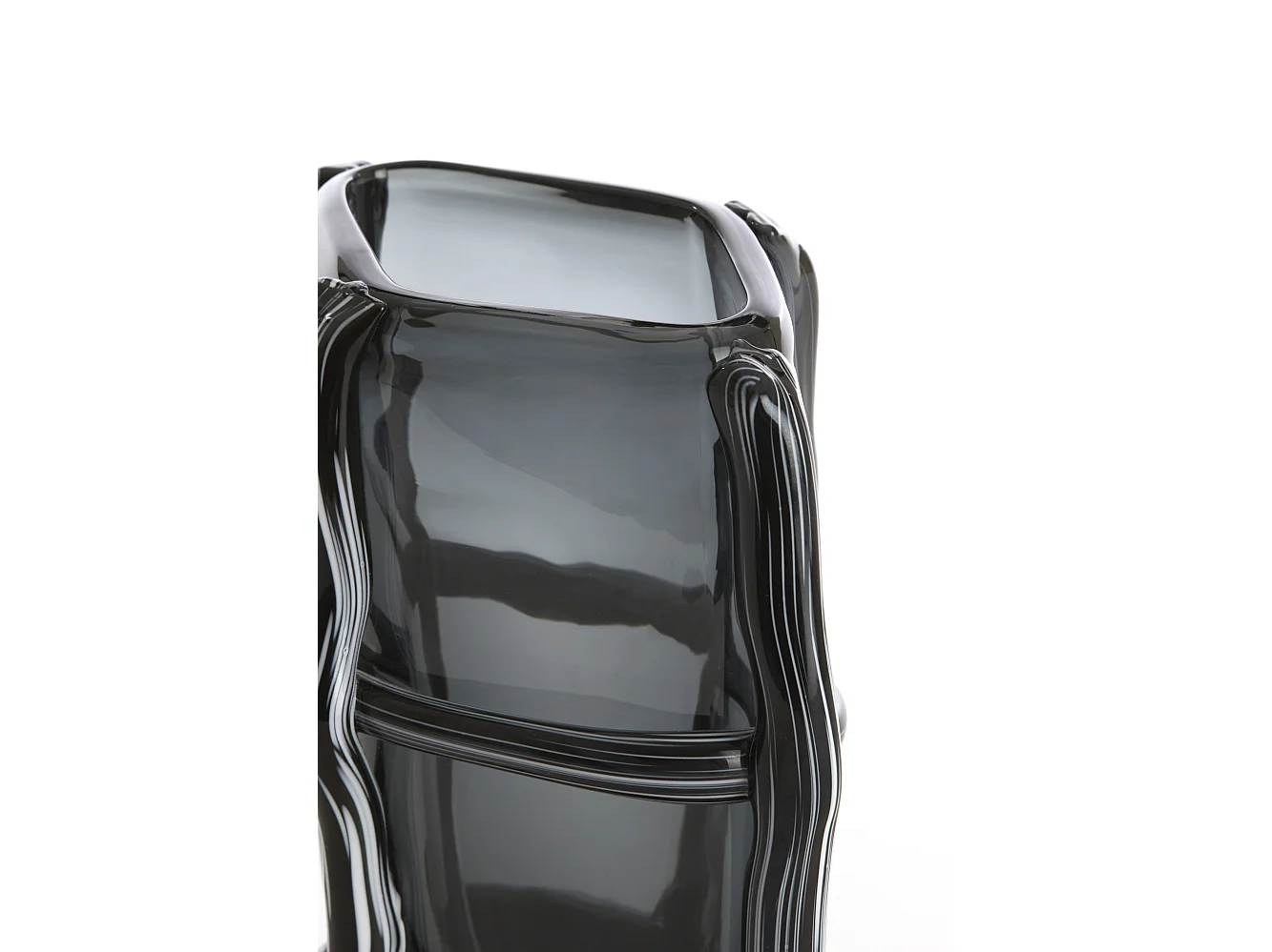 Vase ASHORO - 19x14x22cm - Gris