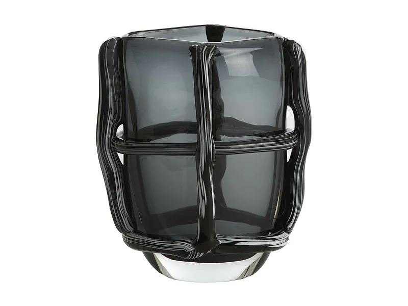 Vase ASHORO - 19x14x22cm - Grau