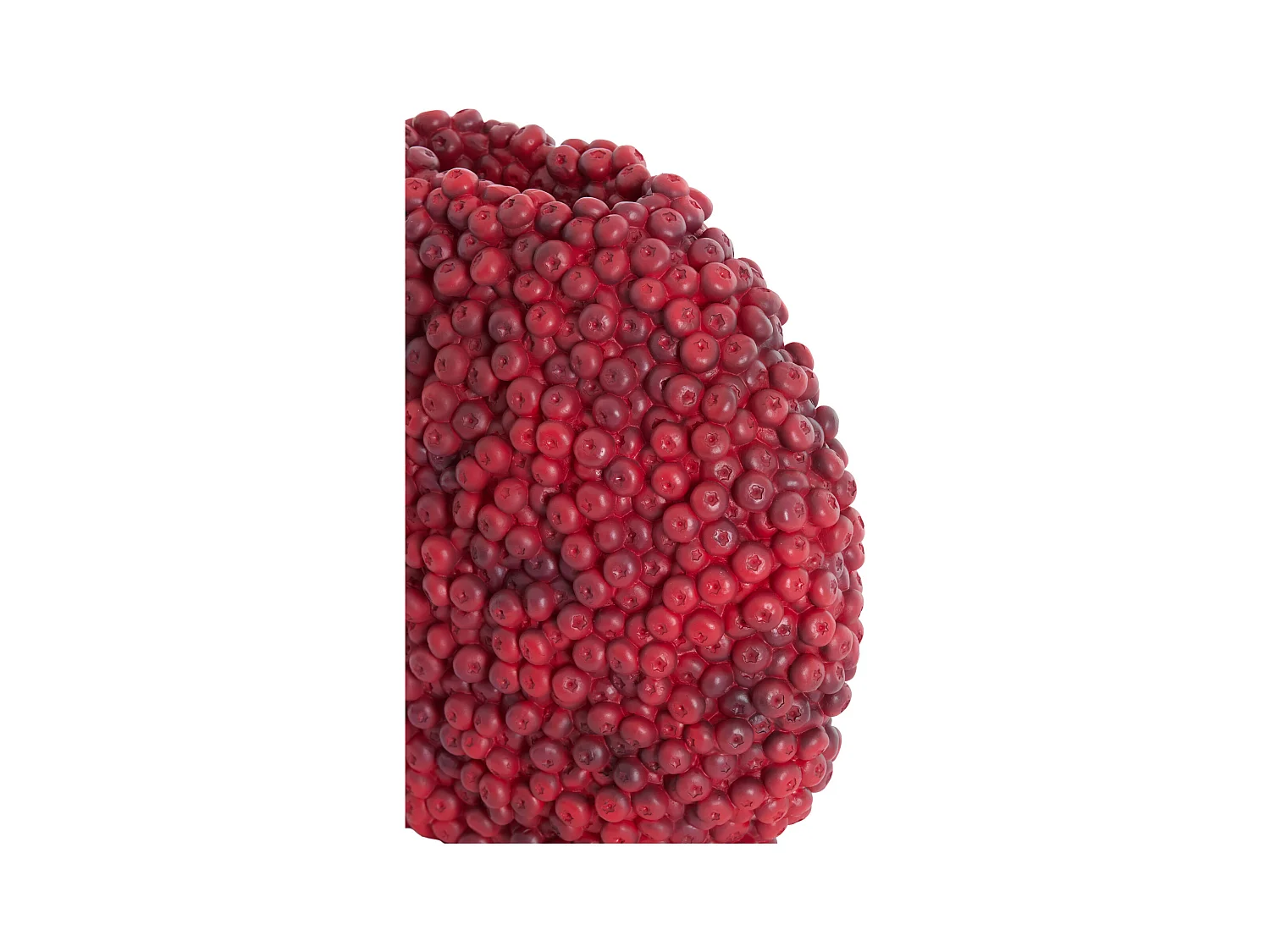 Vase BERRIES - 44x19x37cm - Rouge
