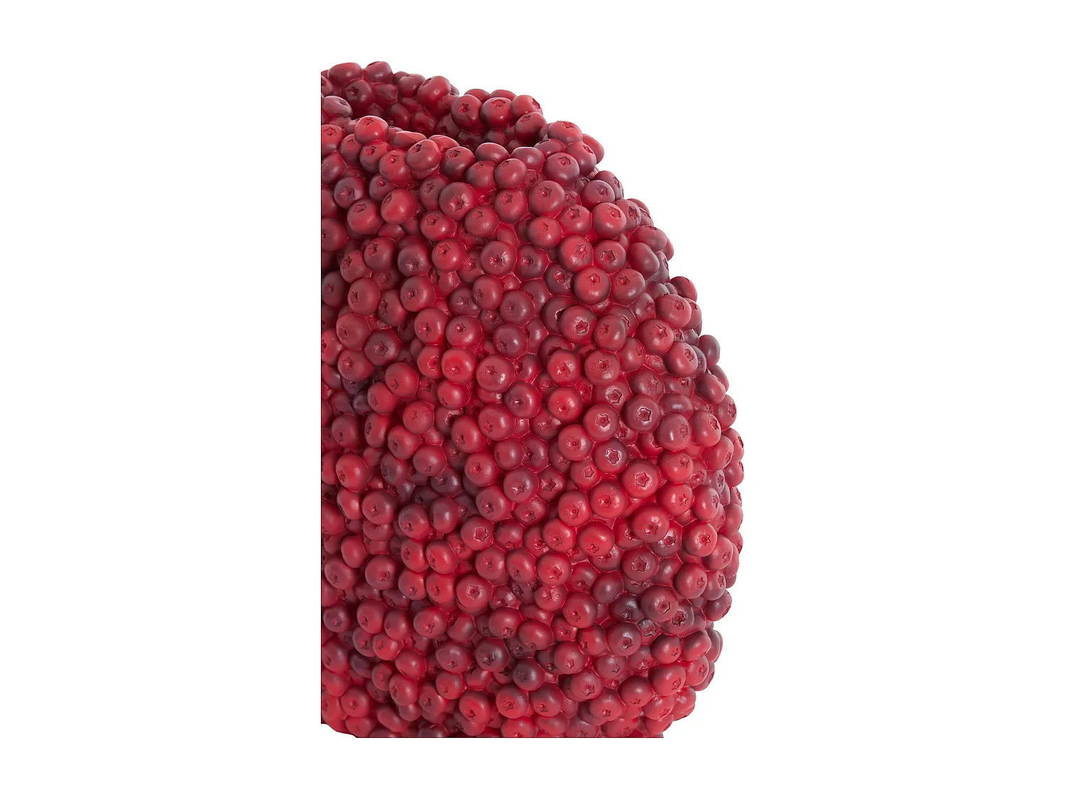 Vase BERRIES - 44x19x37cm - Rouge