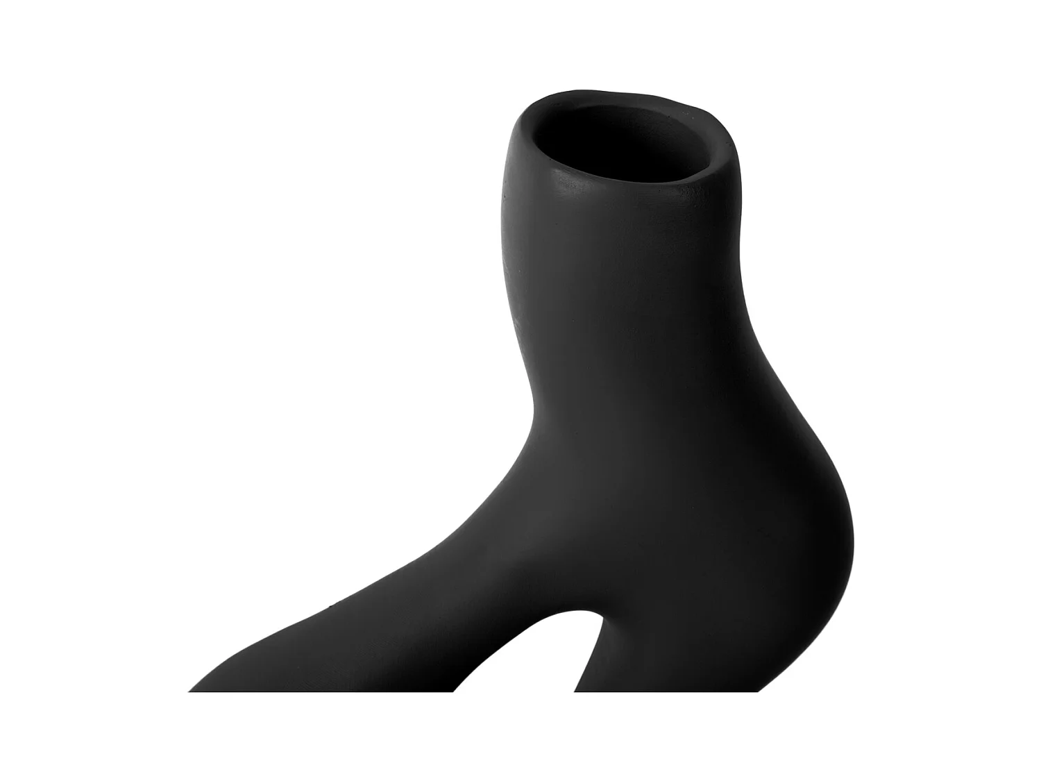 Vase Tourbillons Organiques - Noir