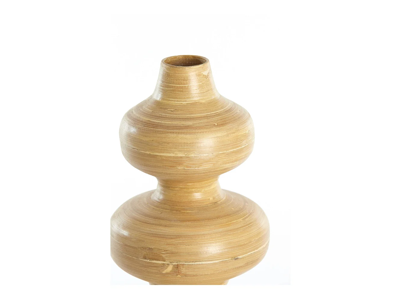 Vase CAMELEA - Ø19x38cm - Marron