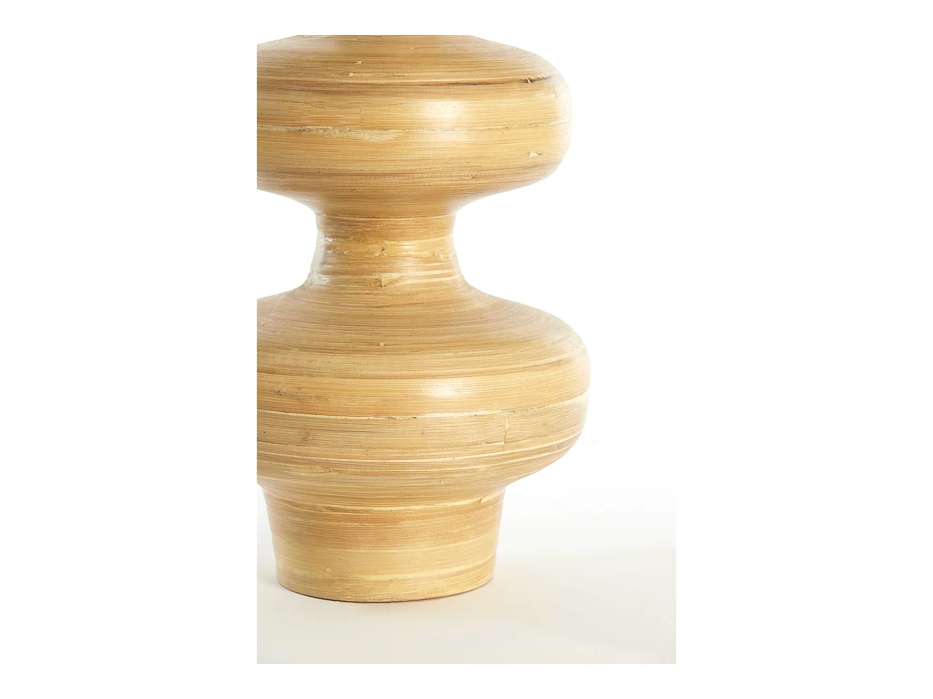 Vase CAMELEA - Ø19x38cm - Marron
