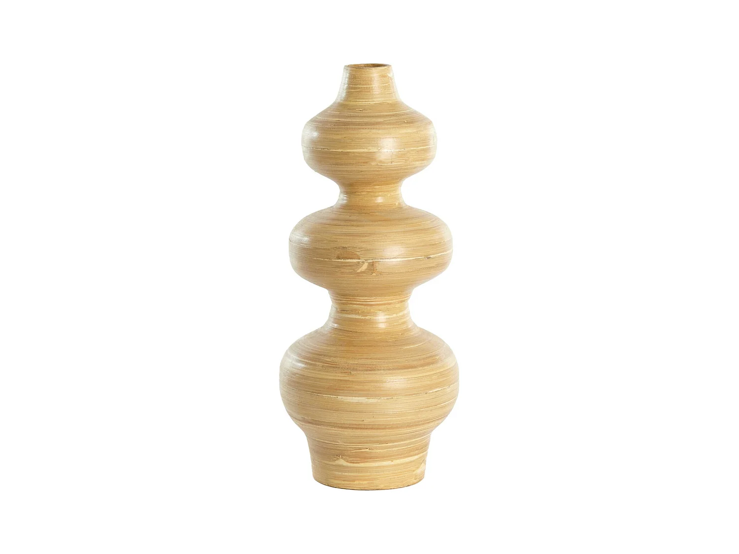 Vase CAMELEA - Ø19x38cm - Marron