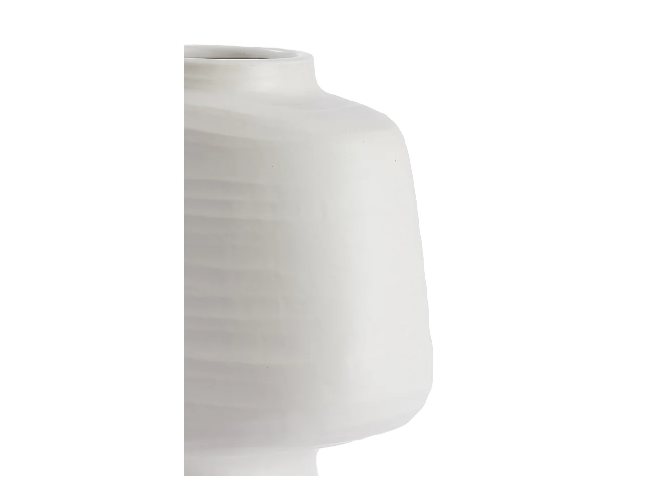 Vase GANDORO - 29,5x18x38,5cm - Weiß