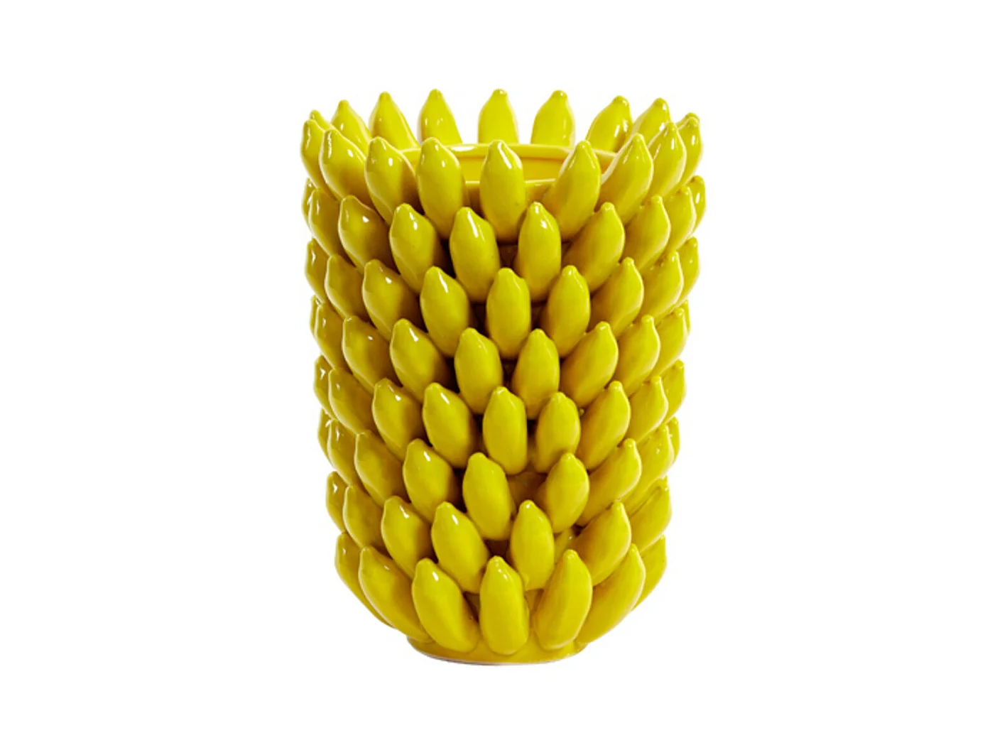 Vase ZITA - Ø25,5x34cm - Jaune