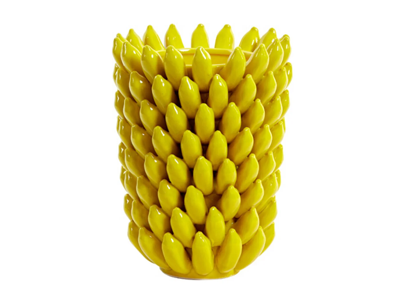 Vase ZITA - Ø25,5x34cm - Jaune