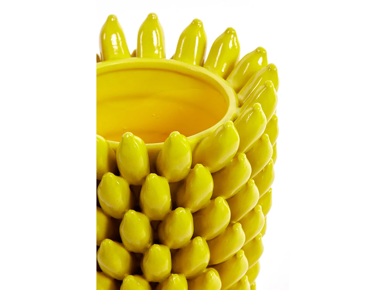 Vase ZITA - Ø25,5x34cm - Jaune