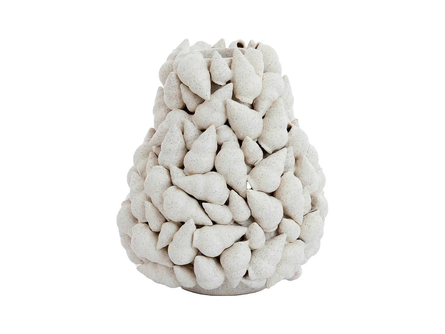 Vase GEORGIA - Ø25x28cm - Blanc
