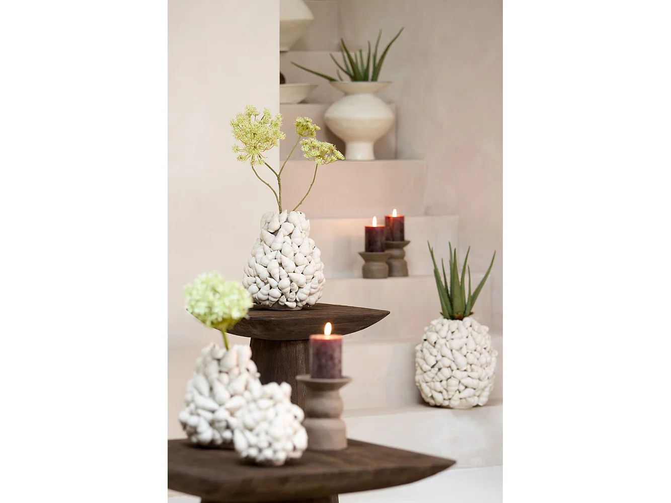 Vaas GEORGIA - Ø25x28cm - Wit