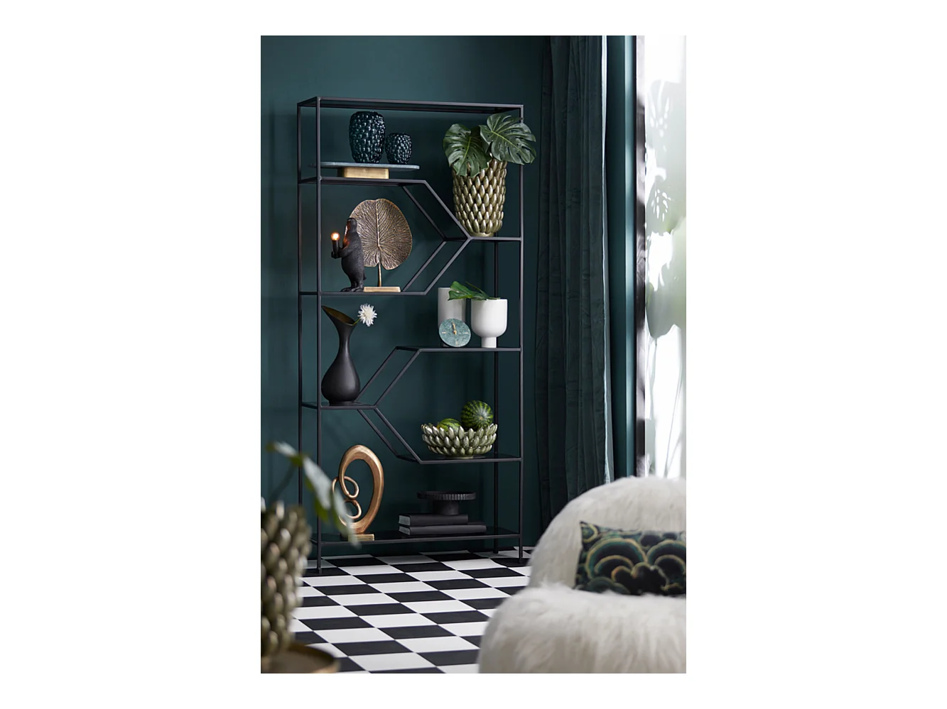 Vase ZITA - Ø25x45cm - Vert