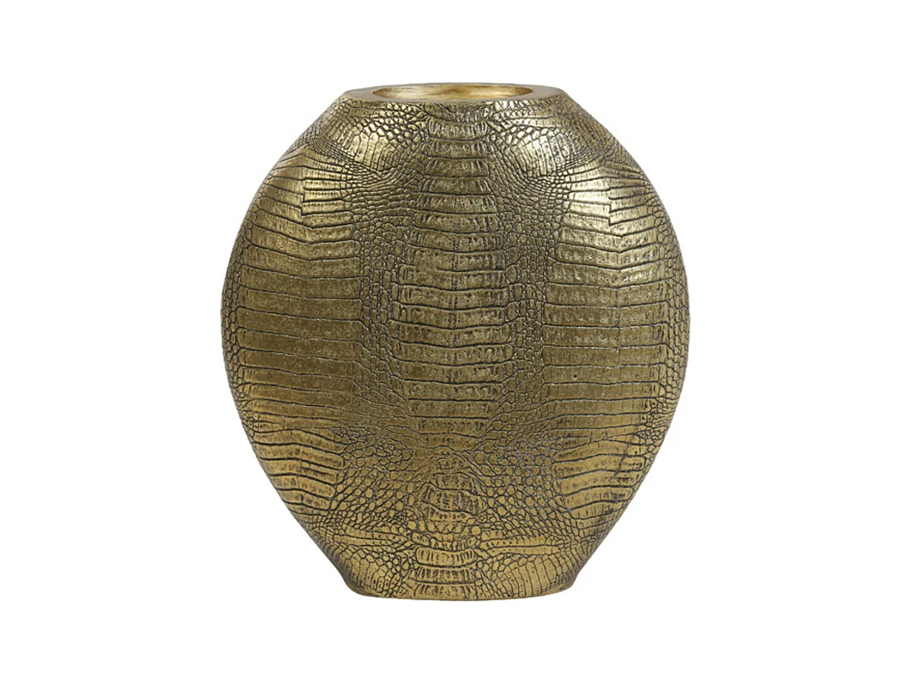 Vase SKELD – 29,5 x 8 x 31,5 cm – Bronze