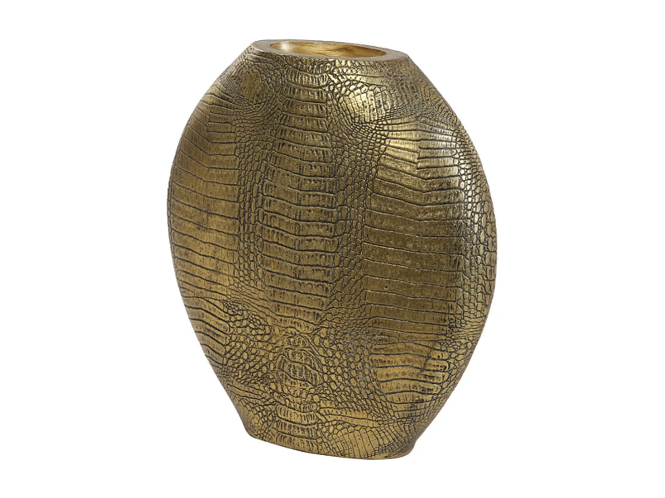 Vase SKELD - 29,5x8x31,5cm - Bronze