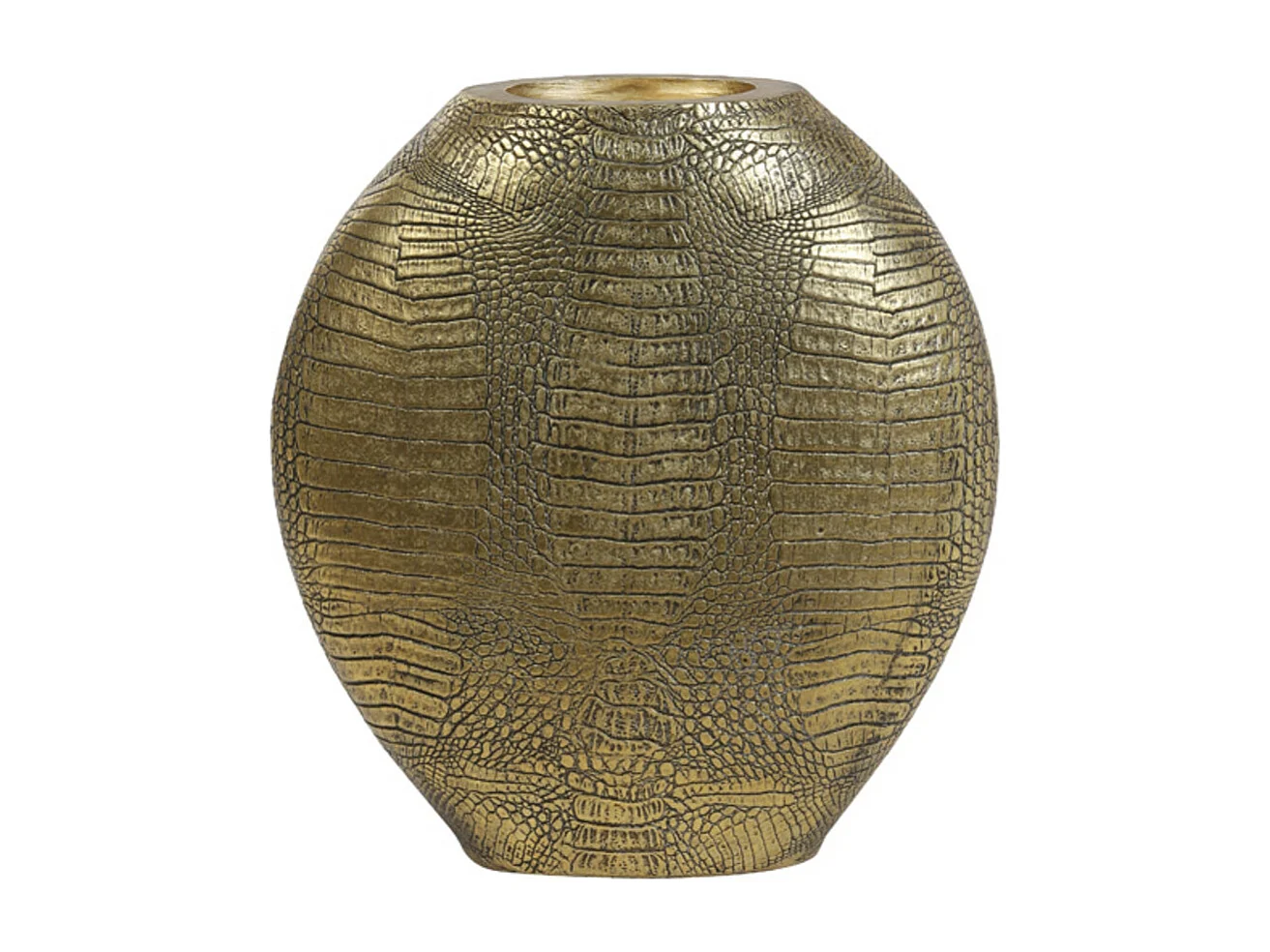 Vase SKELD - 29,5x8x31,5cm - Bronze