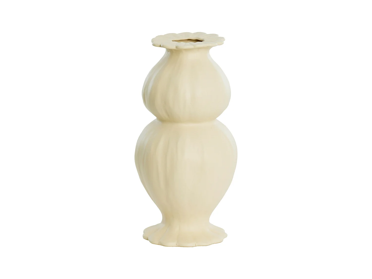 Vase REWA - Ø16x32cm - Blanc