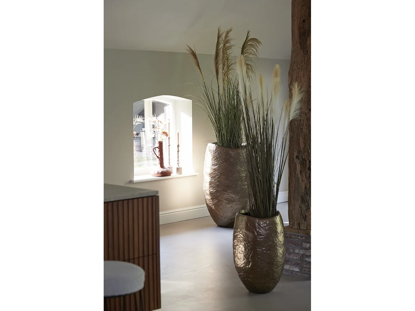 Vase TINGRI - Ø39x58cm - Bronze