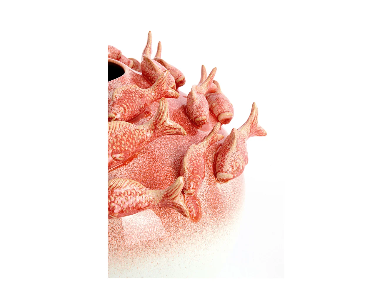 Vase FISH - Ø41,5x32cm - Rouge