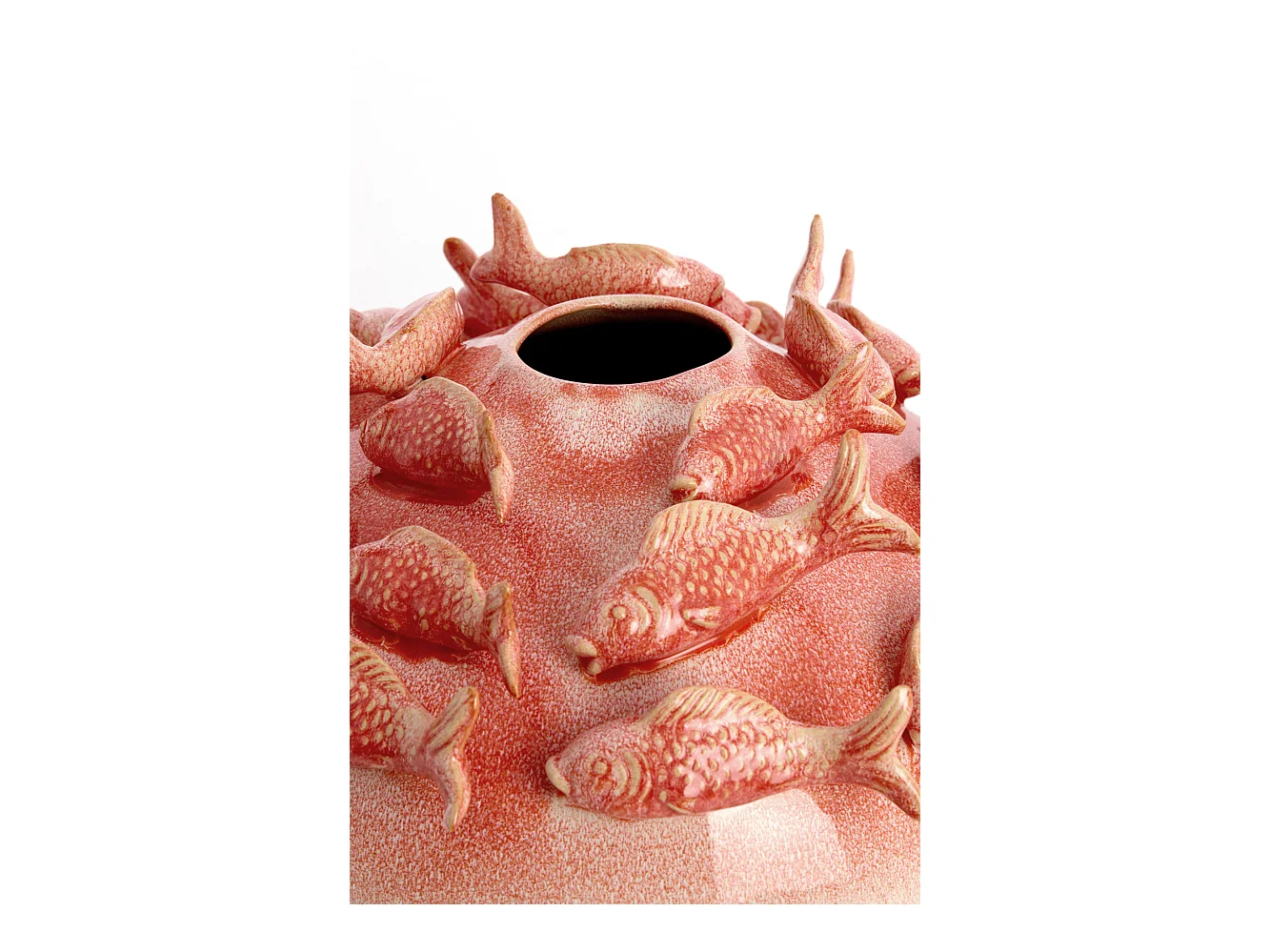 Vase FISH - Ø41,5x32cm - Rouge