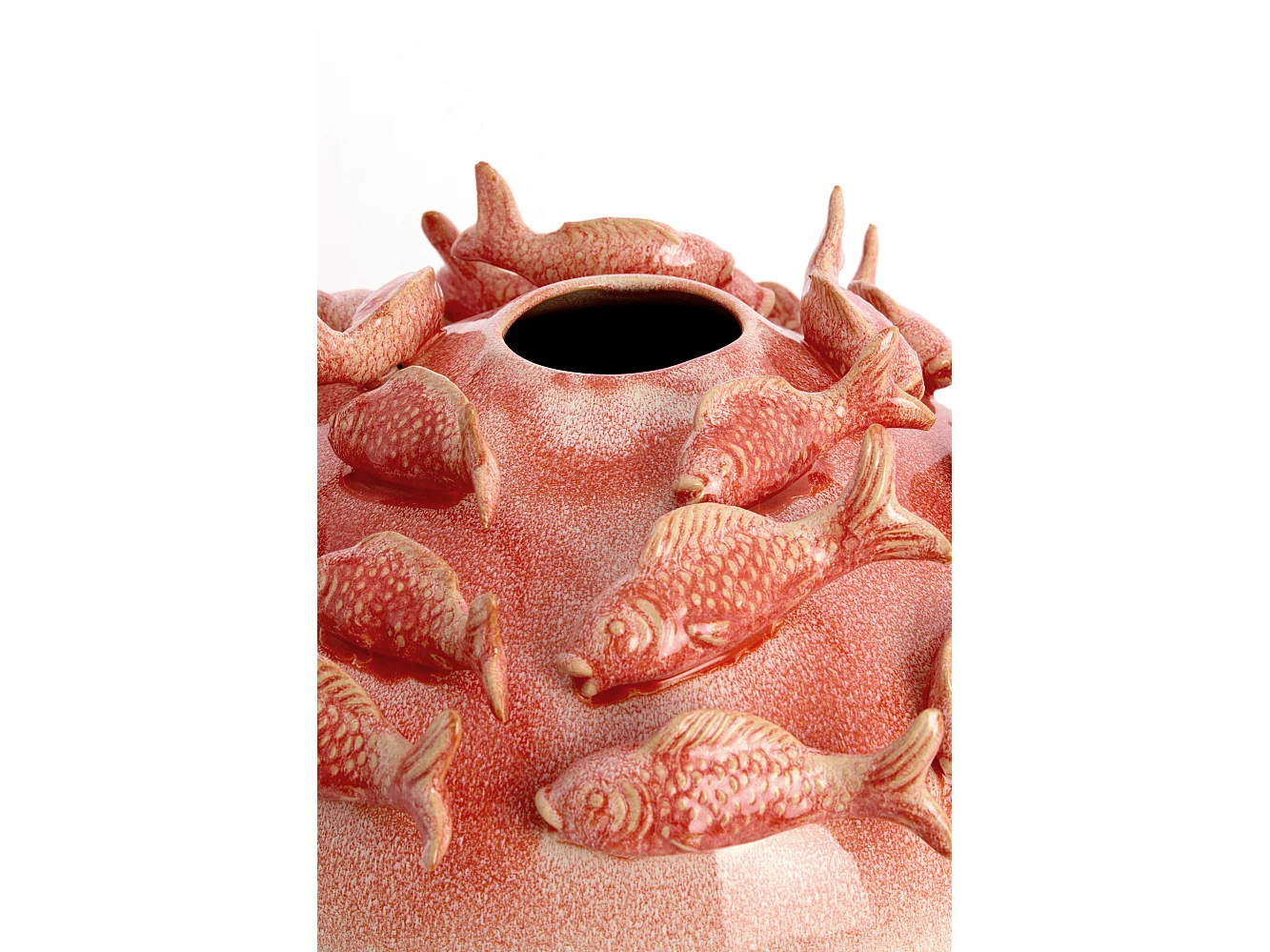 Vase FISH - Ø41,5x32cm - Rouge