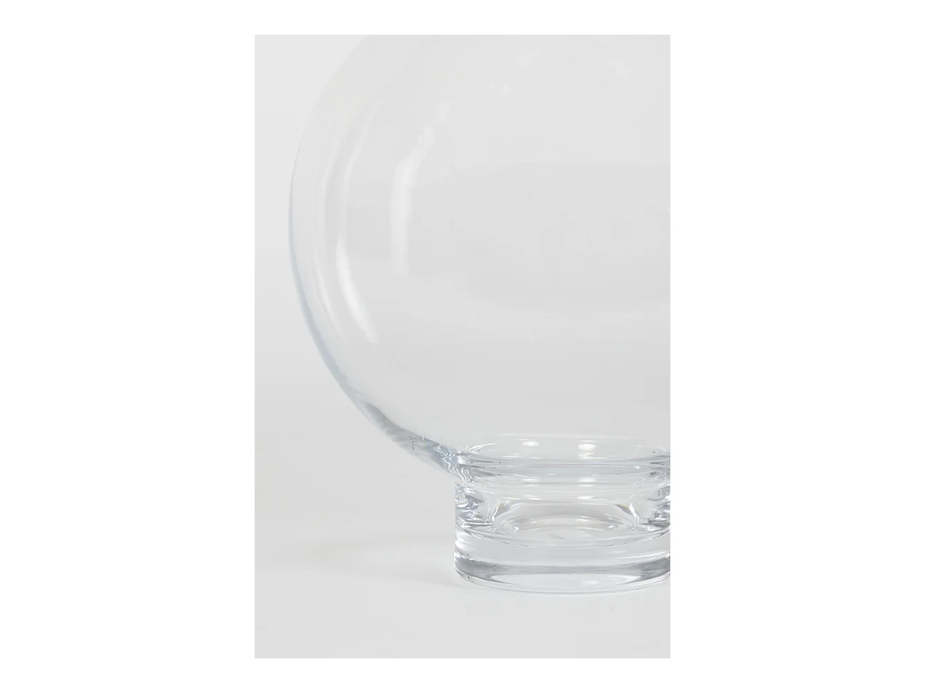 Vase KEISHA - Ø27,5x36,5cm - Transparent