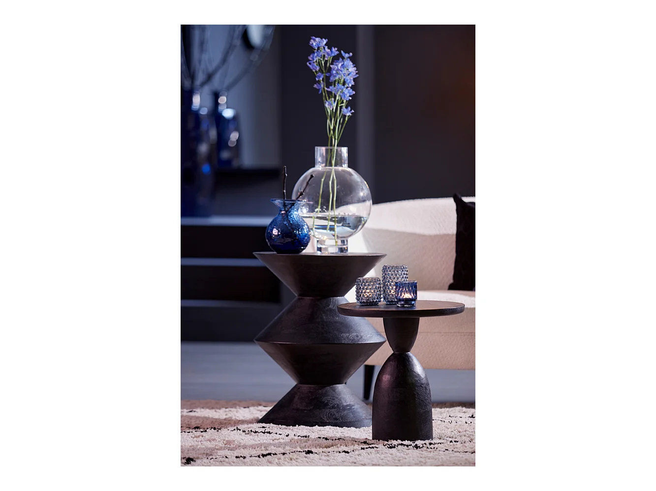 Vase KEISHA - Ø27,5x36,5cm - Transparent