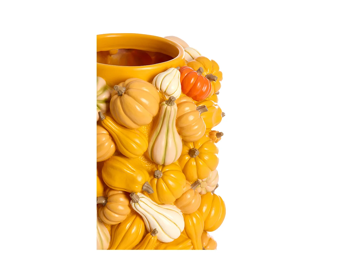 Vase CITROUILLE - Ø27,5x49cm - Jaune