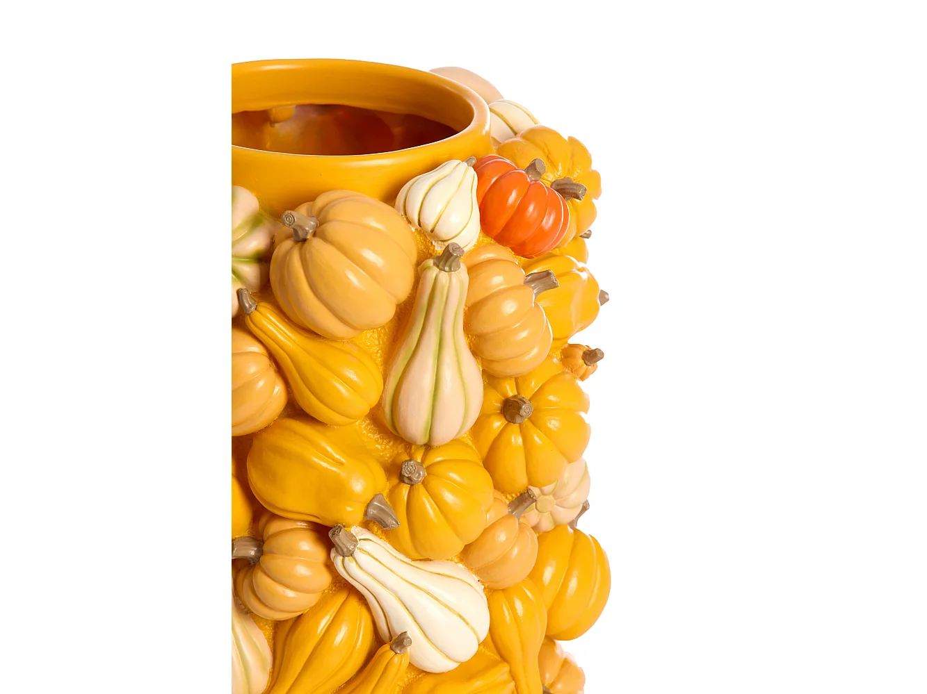 Vase CITROUILLE - Ø27,5x49cm - Jaune