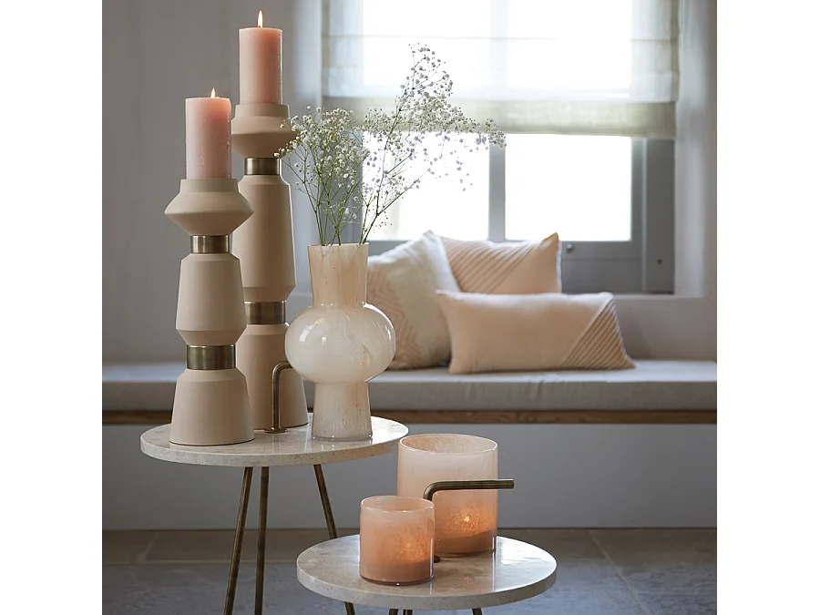 Vase HALLEY - Ø23x40cm - Marron