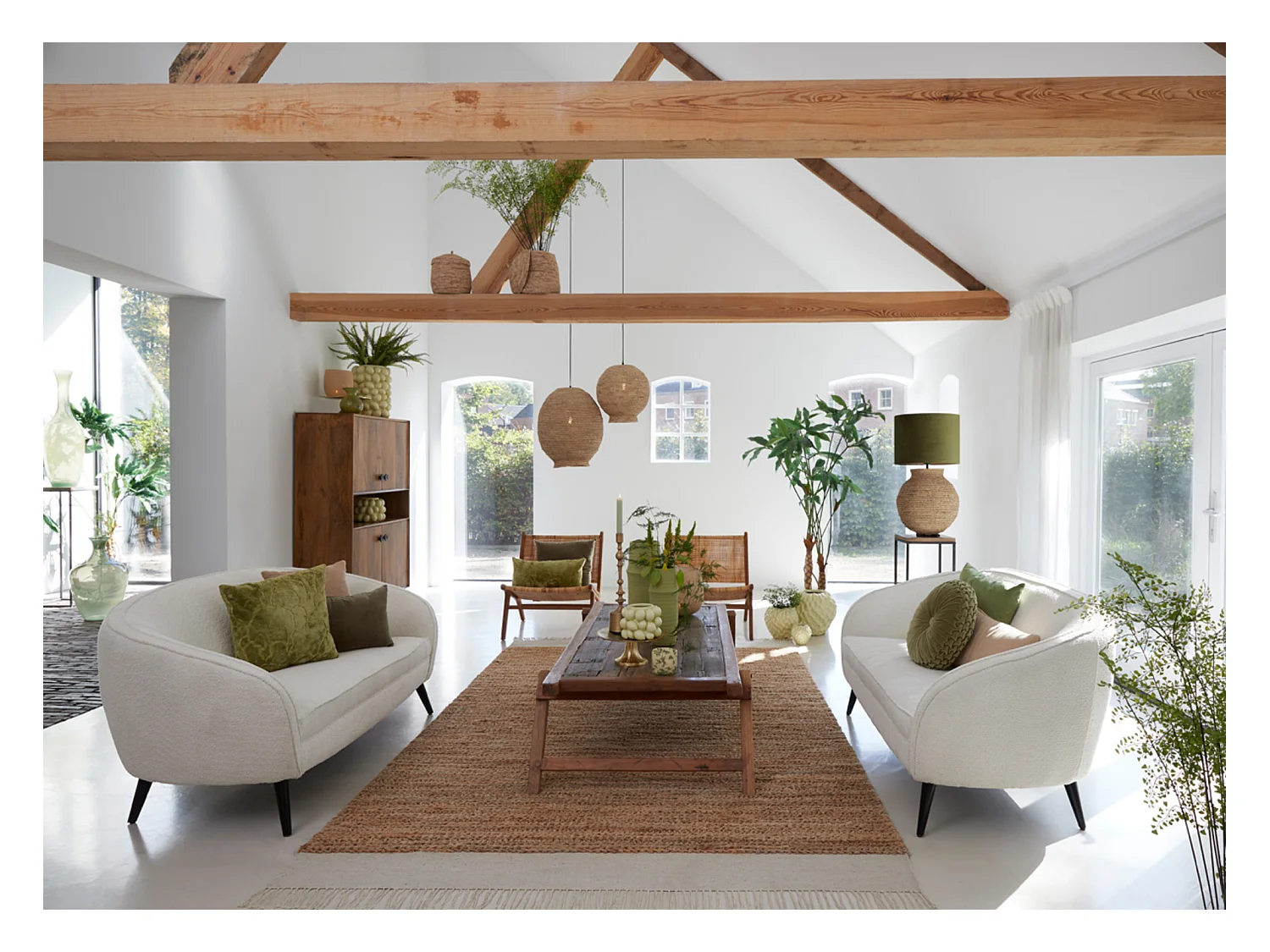 Vase MACADAMIA - Ø18,5x45,5cm - Vert