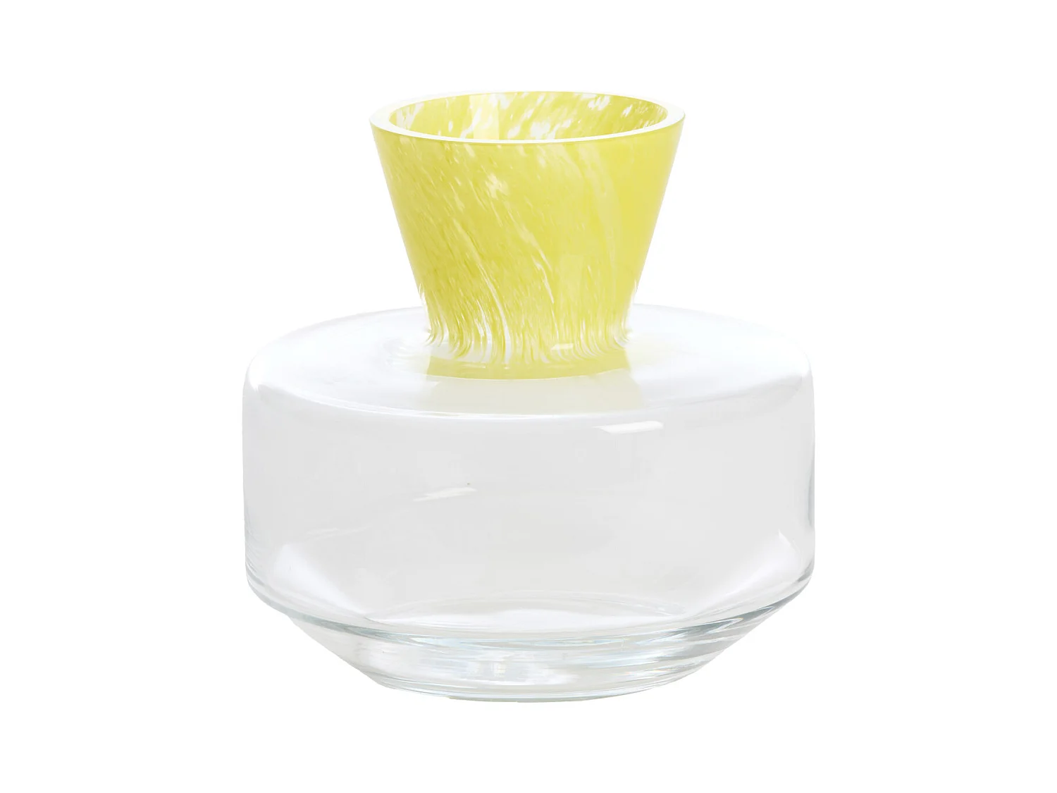 Vase VARELA - Ø25,5x25cm - Jaune
