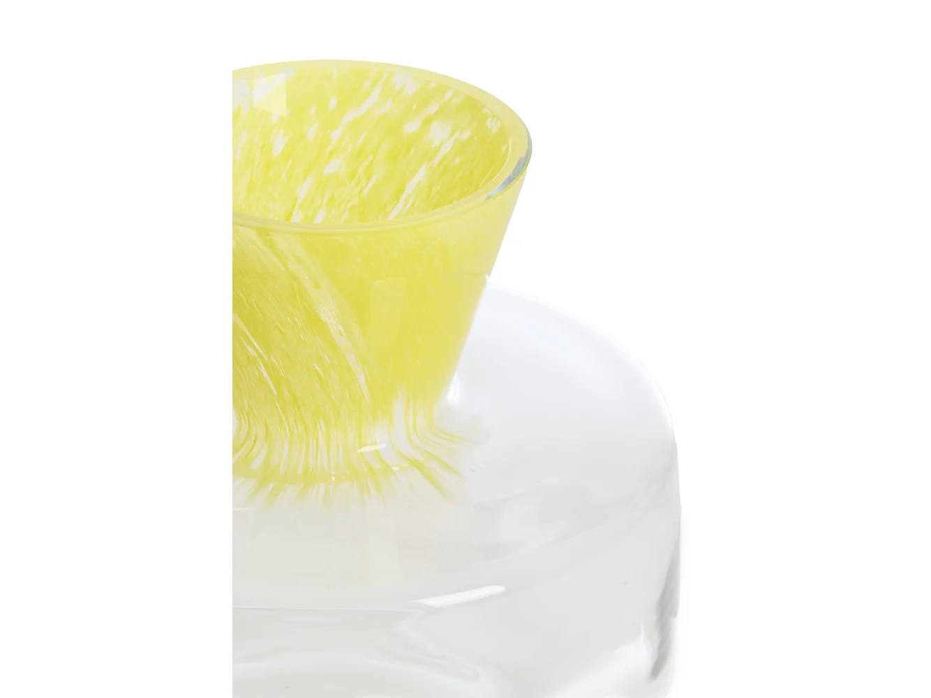 Vase VARELA - Ø25,5x25cm - Jaune