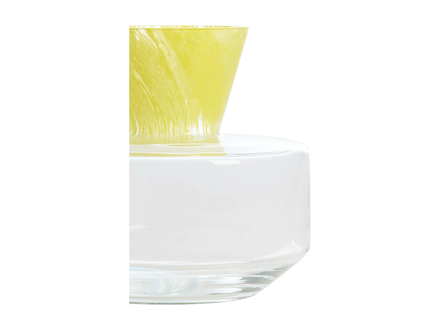 Vase VARELA - Ø25,5x25cm - Jaune