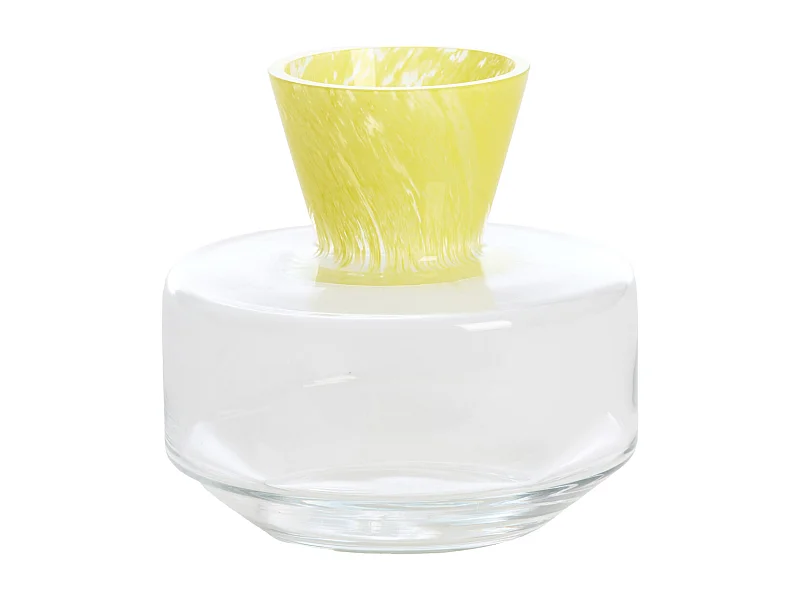 Vase VARELA - Ø25,5x25cm - Jaune