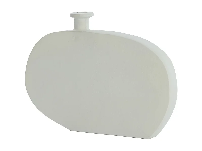 Vase OBIDA - 32x3,5x30cm - Blanc