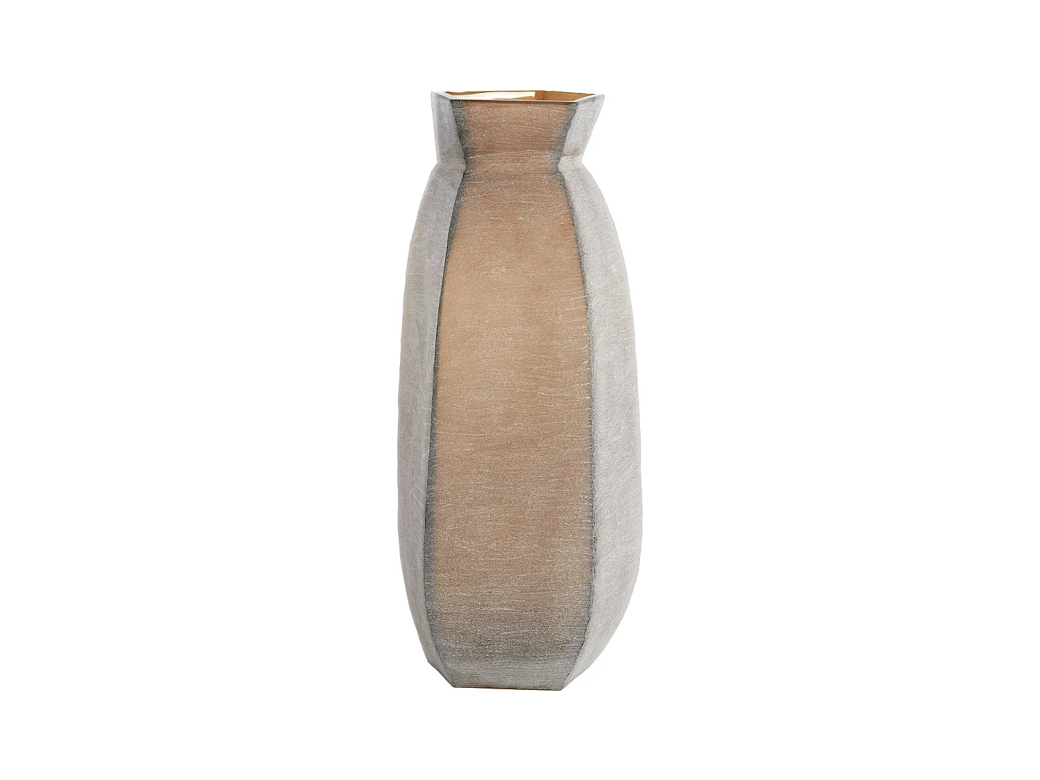 Vase VELIKO - 24,5x22,5x50,5cm - Marron