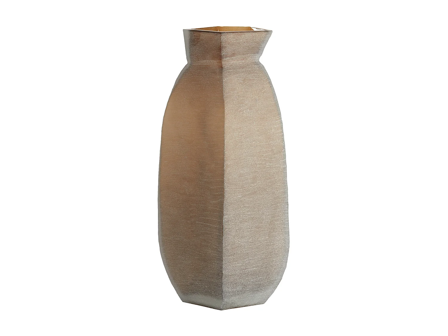 Vase VELIKO - 24,5x22,5x50,5cm - Marron