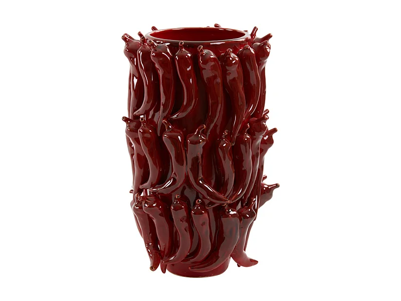 Vase PEPPER - 26,5x25x39cm - Rouge
