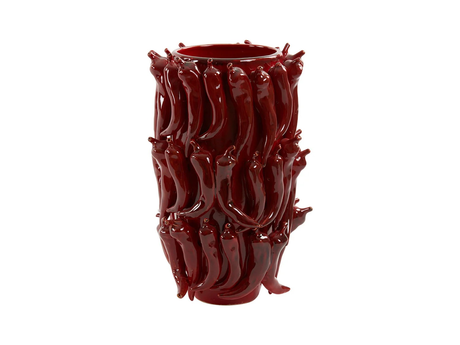 Vase PEPPER - 26,5x25x39cm - Rouge