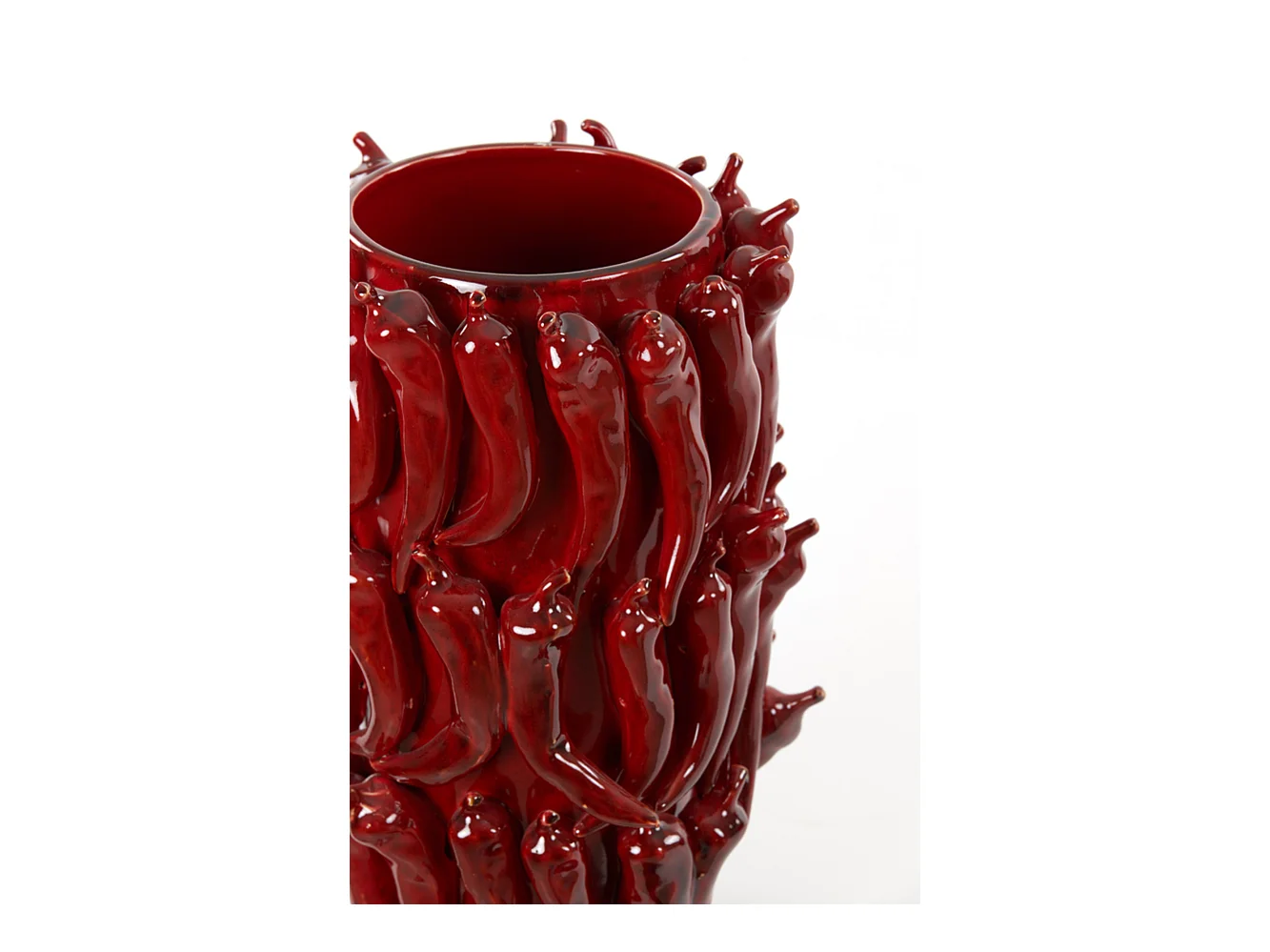 Vase PEPPER - 26,5x25x39cm - Rouge
