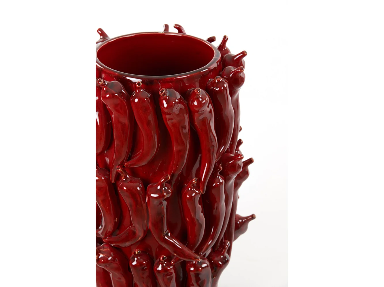Vase PEPPER - 26,5x25x39cm - Rouge